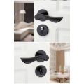 Oxidation door lock silent black split door lock for bedroom indoor door lock aluminum material